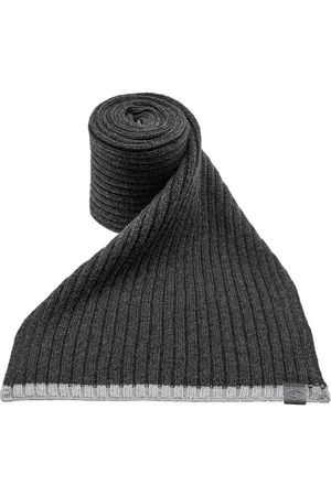 Chillouts Strickschal Gus Scarf, Klassischer Rippenstrick mit Kontrastrand
