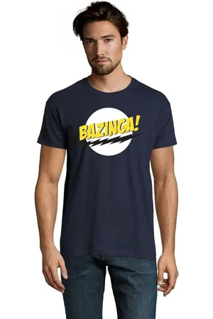 Blondie & Brownie T-Shirt Herren Bazinga Logo Sheldon Big Bang Theorie - Verkäufer: Hubihu