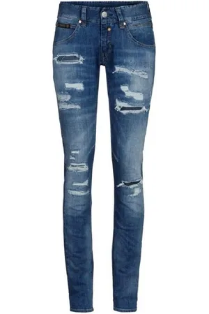 Herrlicher Slim-fit-Jeans 5705-OD100 Touch Slim Jeans Destroyed, aus Bio Baumwolle - Verkäufer: Gio Milano