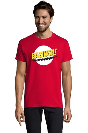 Blondie & Brownie T-Shirt Herren Bazinga Logo Sheldon Big Bang Theorie - Verkäufer: Hubihu