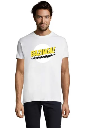 Blondie & Brownie T-Shirt Herren Bazinga Logo Sheldon Big Bang Theorie - Verkäufer: Hubihu