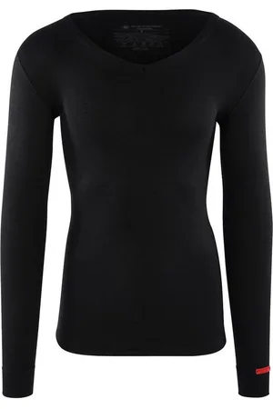 Blackspade Thermounterhemd Thermal Longsleeve - V-Neck Thermo-oberteile Langarm Thermo-unterhemd - Verkäufer: HBOD