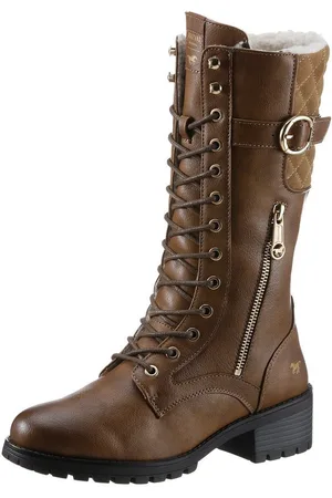 Mustang Winterstiefel mit goldfarbenen Akzenten