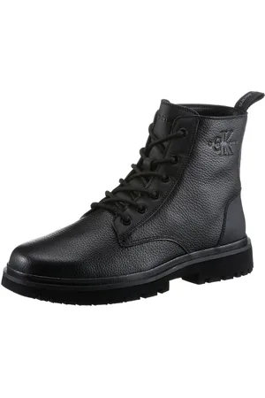Calvin Klein EVA MID LACEUP BOOT LTH Schnürstiefelette mit Profilsohle