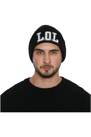 DonDon Beanie stylische Herren Winter Beanie (Packung, 1-St) Wintermütze, mit coolem Statement-Print, Strickmütze mit Krempe - Verkäufer: urban-styles