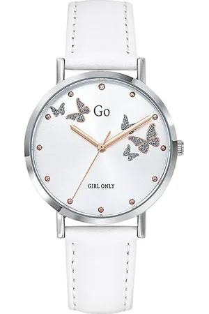GO Girl Only Quarzuhr Damen Armbanduhr , (Analoguhr), Damenuhr rund, mittel (ca. 34mm), Lederarmband , Fashion - Verkäufer: Fit4Style Silberschmuck - IMPPAC