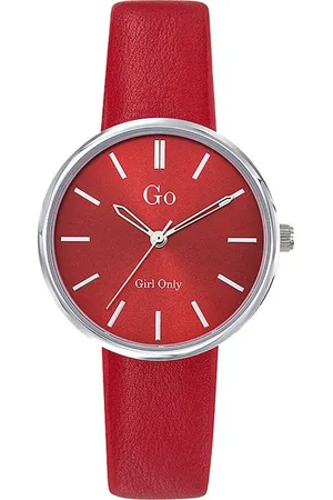 GO Girl Only Quarzuhr Damen Armbanduhr , (Analoguhr), Damenuhr rund, mittel (ca. 32mm), Lederarmband , Casual - Verkäufer: Fit4Style Silberschmuck - IMPPAC