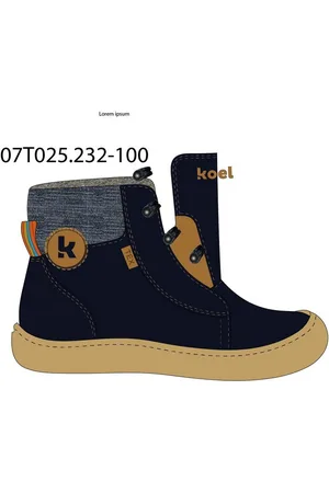 Koel Stiefel Barfußschuhe Deemer Tex Wasserdicht Leder Wolle Blau Schnürstiefelette - Verkäufer: Alex und Elis Kinderschuhe