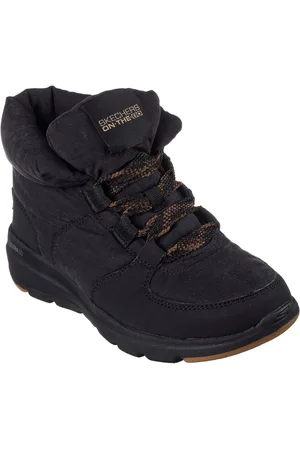 Skechers GLACIAL ULTRA-TREND UP Winterboots mit auffälliger Schaftpolsterung
