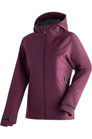 Maier Sports Outdoorjacke Solo Tipo W Damen Wanderjacke, atmungsaktiv und wasserdicht, Regenjacke mit Kapuze