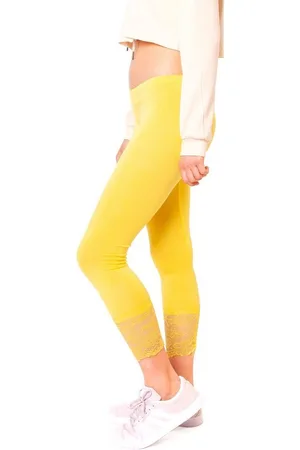 Muse Caprihose Capri Leggings mit Spitze 1078 - Verkäufer: malito
