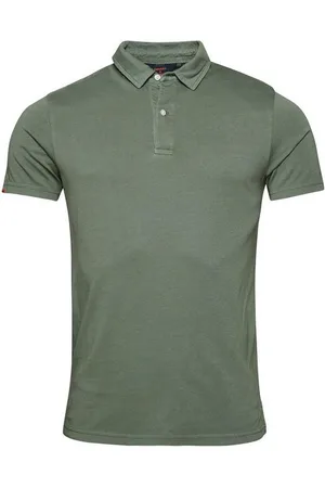 Superdry Poloshirt Herren Polo STUDIOS JERSEY POLO Military Duck Green Khaki - Verkäufer: Fashioncode