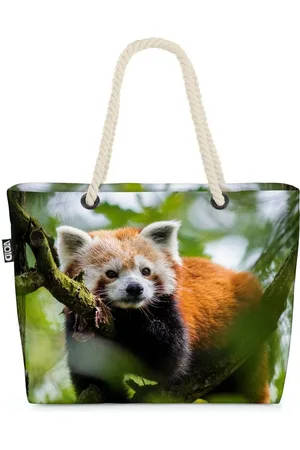 Void Strandtasche (1-tlg), Roter Panda Baum Tier Bambus Natur Tier Asien Bär Pandabär Kinderzimm - Verkäufer: style3
