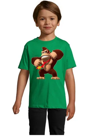 Blondie & Brownie T-Shirt Kinder Jungen & Mädchen Donkey Kong Gorilla Affe Retro Konsole in vielen Farben - Verkäufer: Hubihu