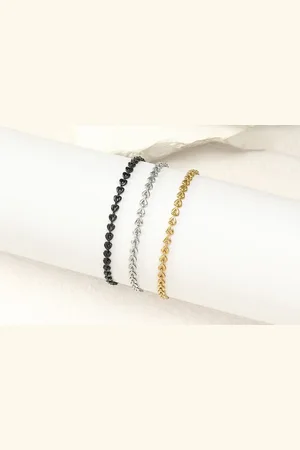 Eyecatcher Armkette Herz Armkette Armband aus Herzkettenglieder 3 Farben - Verkäufer: