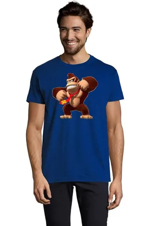 Blondie & Brownie T-Shirt Herren Donkey Kong Gorilla Affe Retro Konsole - Verkäufer: Hubihu
