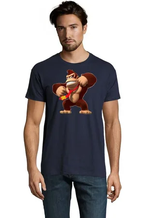 Blondie & Brownie T-Shirt Herren Donkey Kong Gorilla Affe Retro Konsole - Verkäufer: Hubihu