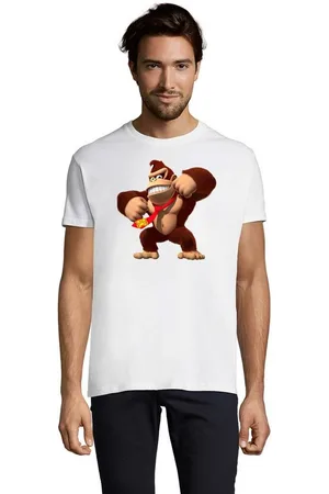Blondie & Brownie T-Shirt Herren Donkey Kong Gorilla Affe Retro Konsole - Verkäufer: Hubihu