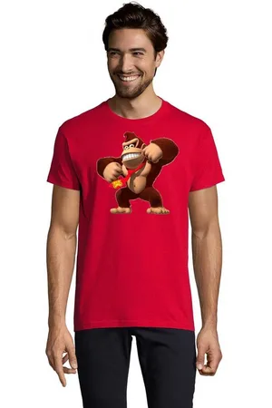 Blondie & Brownie T-Shirt Herren Donkey Kong Gorilla Affe Retro Konsole - Verkäufer: Hubihu