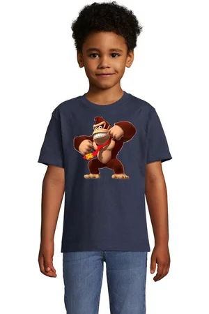 Blondie & Brownie T-Shirt Kinder Jungen & Mädchen Donkey Kong Gorilla Affe Retro Konsole in vielen Farben - Verkäufer: Hubihu