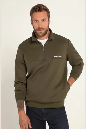 JP 1880 Sweatshirt Scuba-Troyer FLEXNAMIC® Stehkragen mit Zipper - Verkäufer: Popken Fashion Group