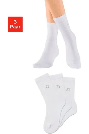 ELBSAND Socken (Packung, 3-Paar) mit Frottee und eingestricktem Markenlogo