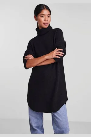 Pieces® Rollkragenpullover PCELLEN LS LONG KNIT NOOS BC