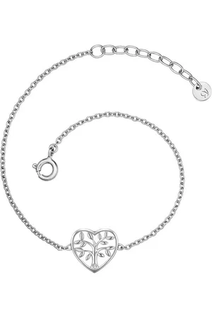 Glanzstücke Silberarmband Lebensbaum silber, mit Anhänger Lebensbaum - Verkäufer: Juvalia