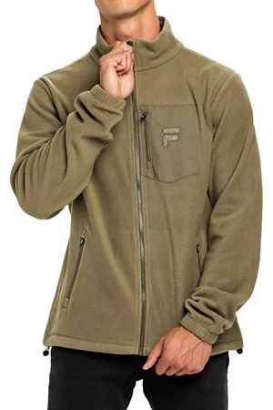 Fila Kurzjacke Fleecejacke mit Stehkragen - PAXTON Olivgrün - Verkäufer: DenimBar