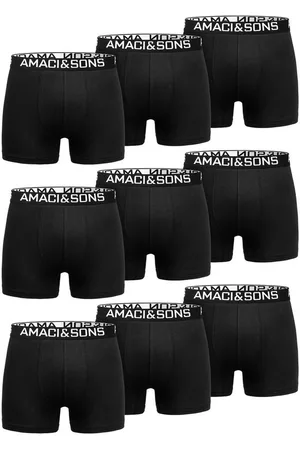 amaci Boxershorts LARY 9er Pack Boxershorts (9er-Pack) Herren Baumwolle Männer Unterhose Unterwäsche - Verkäufer: