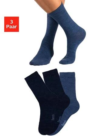 Bench Socken (Packung, 3-Paar) Herrensocken mit wärmender Wolle