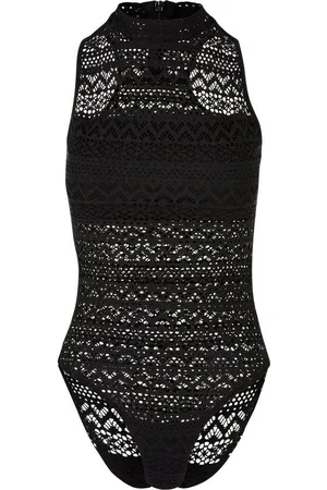 Urban classics Body Damen Ladies Crochet Jersey Turtleneck Body