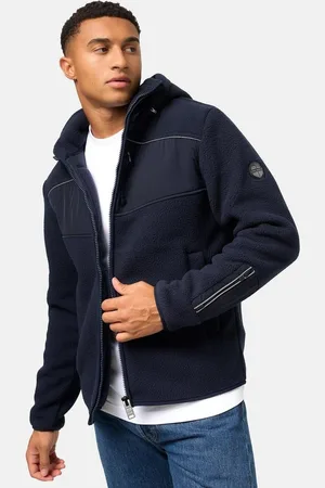 Stone Harbour Fleecejacke Illian Sportliche Herren Fleece-Outdoorjacke mit Kapuze