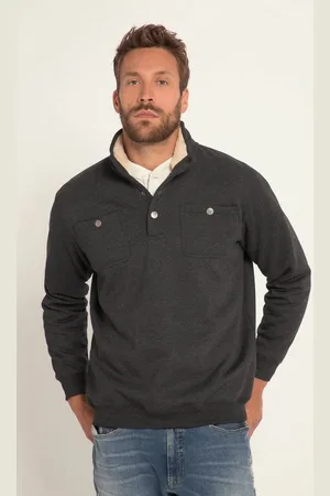 JP 1880 Sweatshirt Sweattroyer Langarm Teddyfutter Stehkragen - Verkäufer: Popken Fashion Group