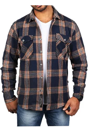 Carisma Flanellhemd warmes Herren Holzfällerhemd mit dicker weicher Qualität 8615 Regular Langarm Kentkragen Kariert - Verkäufer: fresh-style