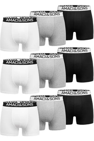 amaci Boxershorts LARY 9er Pack Boxershorts (9er-Pack) Herren Baumwolle Männer Unterhose Unterwäsche - Verkäufer: