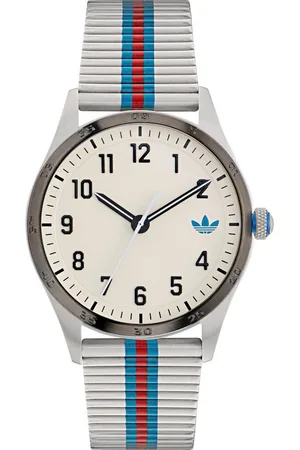 adidas Quarzuhr CODE FOUR AOSY235312I, Armbanduhr, Damenuhr, Herrenuhr, unisex, analog, Edelstahlarmband
