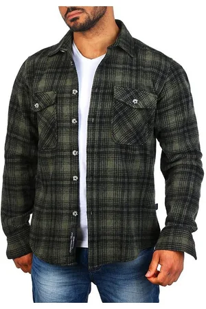 Carisma Flanellhemd warmes Herren Holzfällerhemd mit dicker weicher Qualität 8615 Regular Langarm Kentkragen Kariert - Verkäufer: fresh-style