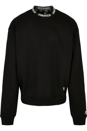 STARTER BLACK LABEL Rundhalspullover Herren Starter Jaquard Rib Crewneck (1-tlg)