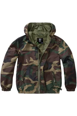 Brandit Allwetterjacke Herren Kids Summer Windbreaker Frontzip (1-St)