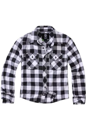Brandit Langarmhemd Unisex Checkshirt Kids (1-tlg)