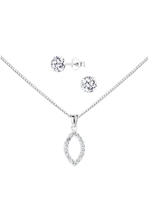 ALEXANDER YORK Schmuckset MARQUISE Zirkonia, 4-tlg., 925 Sterling Silber - Verkäufer: