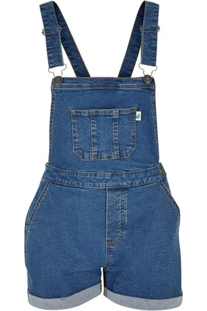 Urban classics Jumpsuit Damen Ladies Organic Short Dungaree (1-tlg)