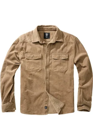 Brandit Langarmhemd Herren Corduroy Classic Shirt Long Sleeve (1-tlg)