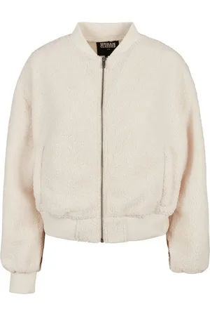 Urban classics Bomberjacke Damen Ladies Oversized Sherpa Bomber Jacket (1-St)