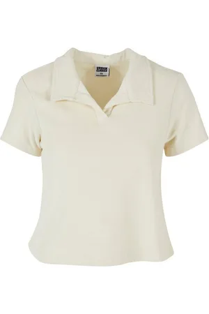 Urban classics Kurzarmshirt Damen Ladies Towel Polo Tee (1-tlg)