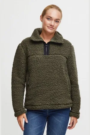 Oxmo Troyer OXElina Teddypullover mit Stehkragen - Verkäufer: meinemarkenmode