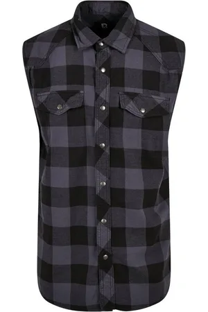 Brandit Jerseyweste Herren Checkshirt Sleeveless (1-tlg)