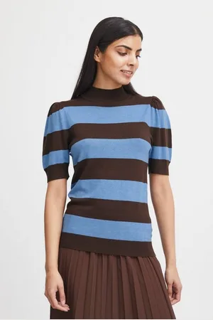 B YOUNG T-Shirt Feinstrick Shirt Ballonärmel Kurz BYMMPIMBA1 BYMMPIMBA1 PUFF SLEEVE - - Verkäufer: ARIZONAS