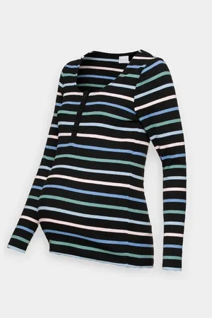 Mama;licious Umstandsshirt Schwangerschaftsshirt Langarm mit Stillfunktion - Verkäufer: B & M Shop